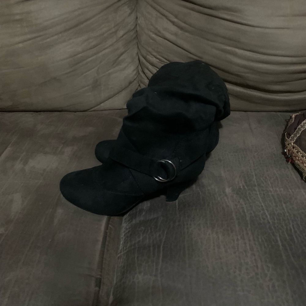 Black Heeled Boots